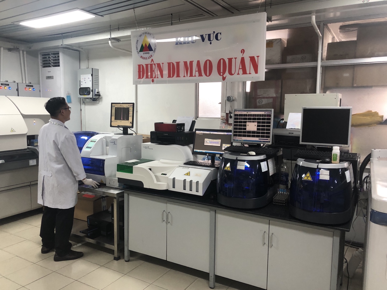 Máy điện di thế hệ mới Serbia CAP 3 lắp tại Medic Lab 21/11/2019